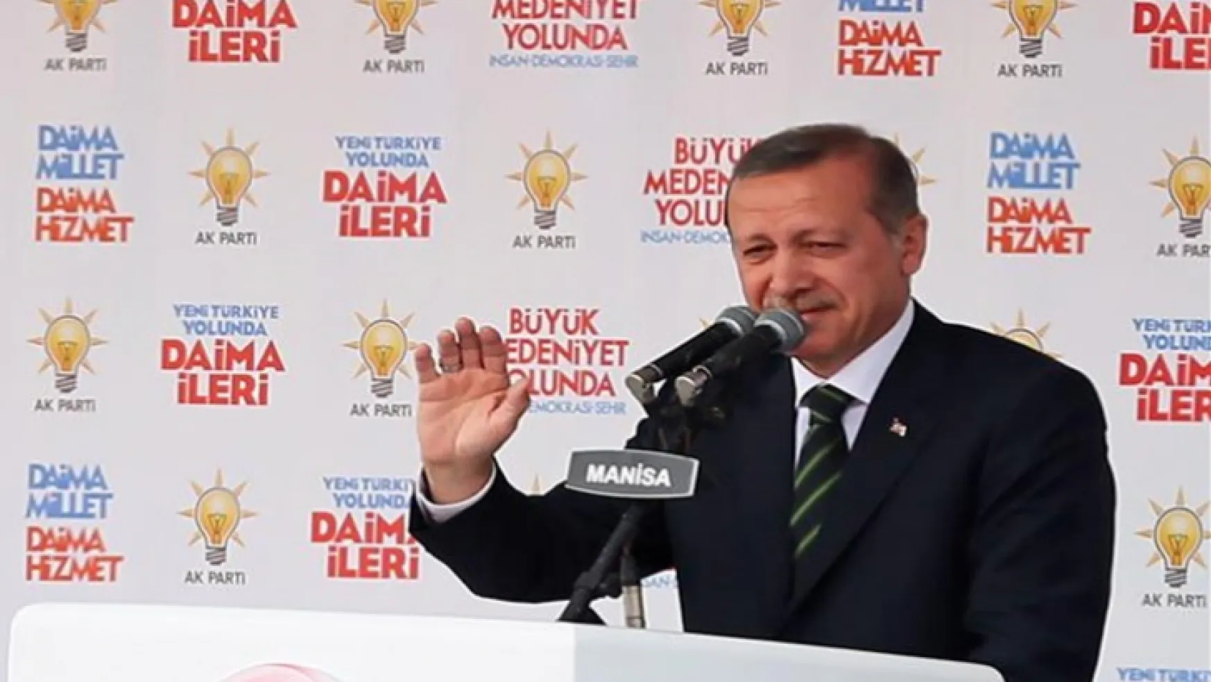 Cumhurbaşkanı Erdoğan, Manisa'da