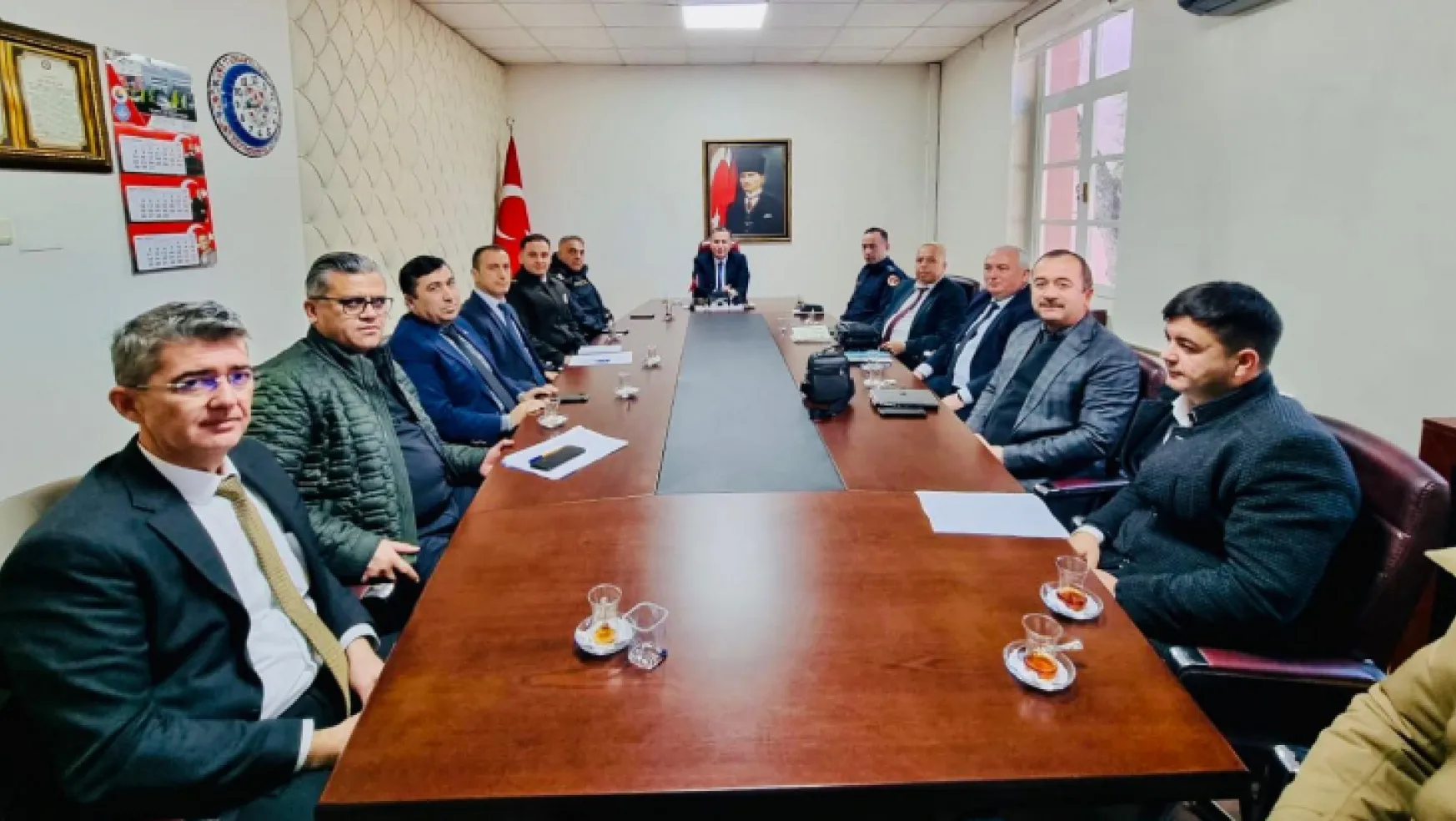 Gazi Mustafa Kemal Atatürk'ün Turgutlu'ya Gelişinin 101. Yıldönümü Kutlama Programı İle İlgili Toplantı Yapıldı