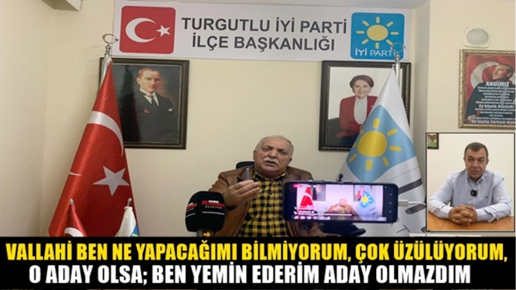 İYİ Parti Belediye Başkan Adayı Ahmet Orhan, Yeniden Refah Partisi Belediye Başkan Adayı Mustafa Serhat Orhan'a sitem etti