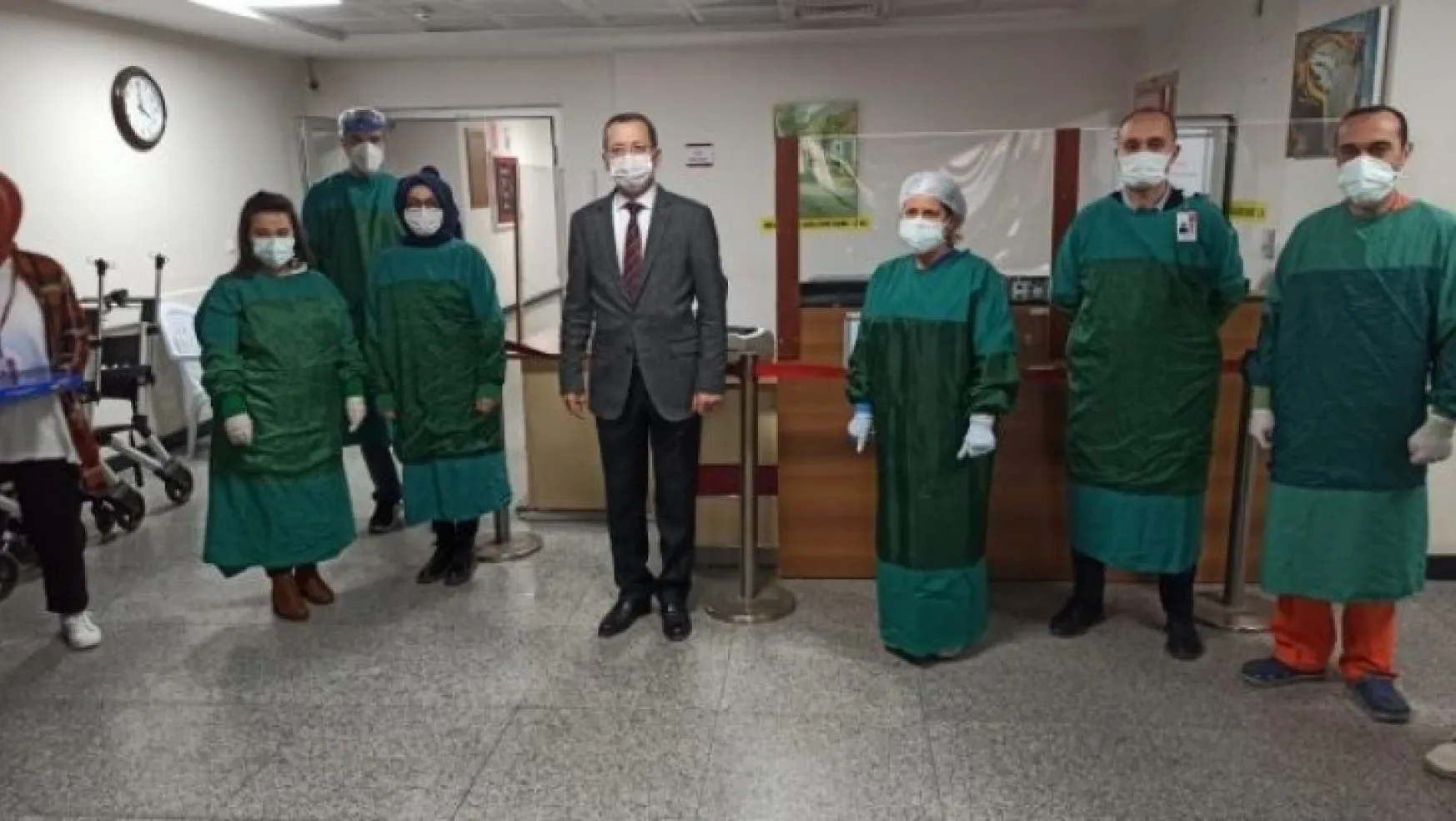 Kaymakam YILMAZ, Turgutlu Devlet Hastanesi'ni ziyaret etti