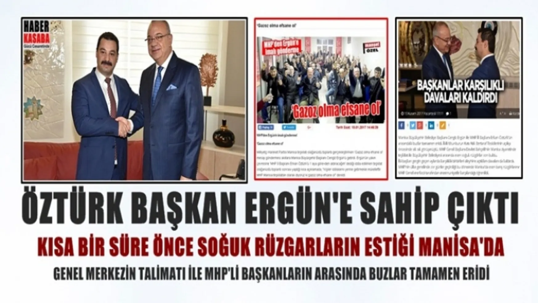 MHP İl Başkanı Öztürk, Cengiz Ergün'e Sahip Çıktı!..