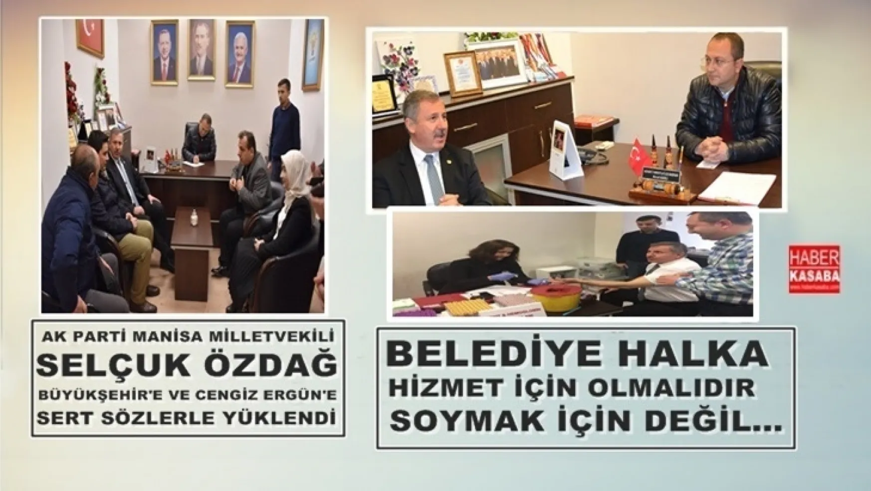 Özdağ, Manisa Büyükşehir Belediye başkanı Cengiz Ergün'ü topa tuttu
