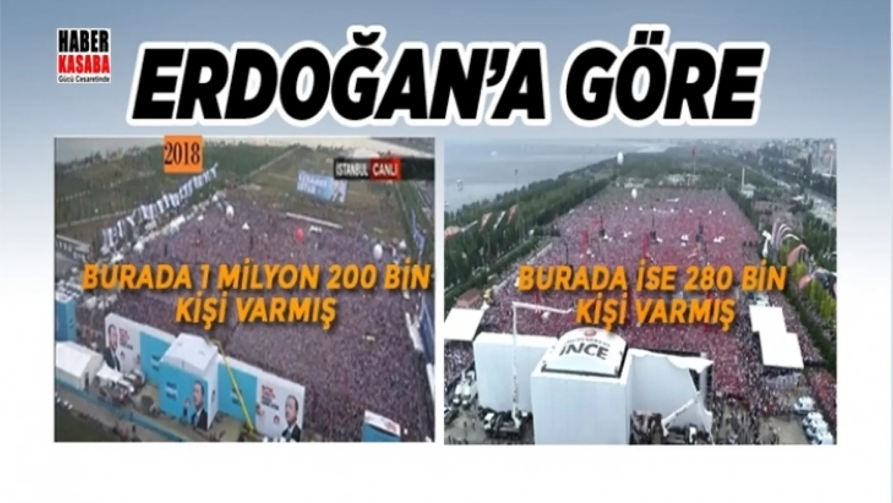 İnce'nin Maltepe mitinginde Erdoğan'a göre 280 bin kişi var