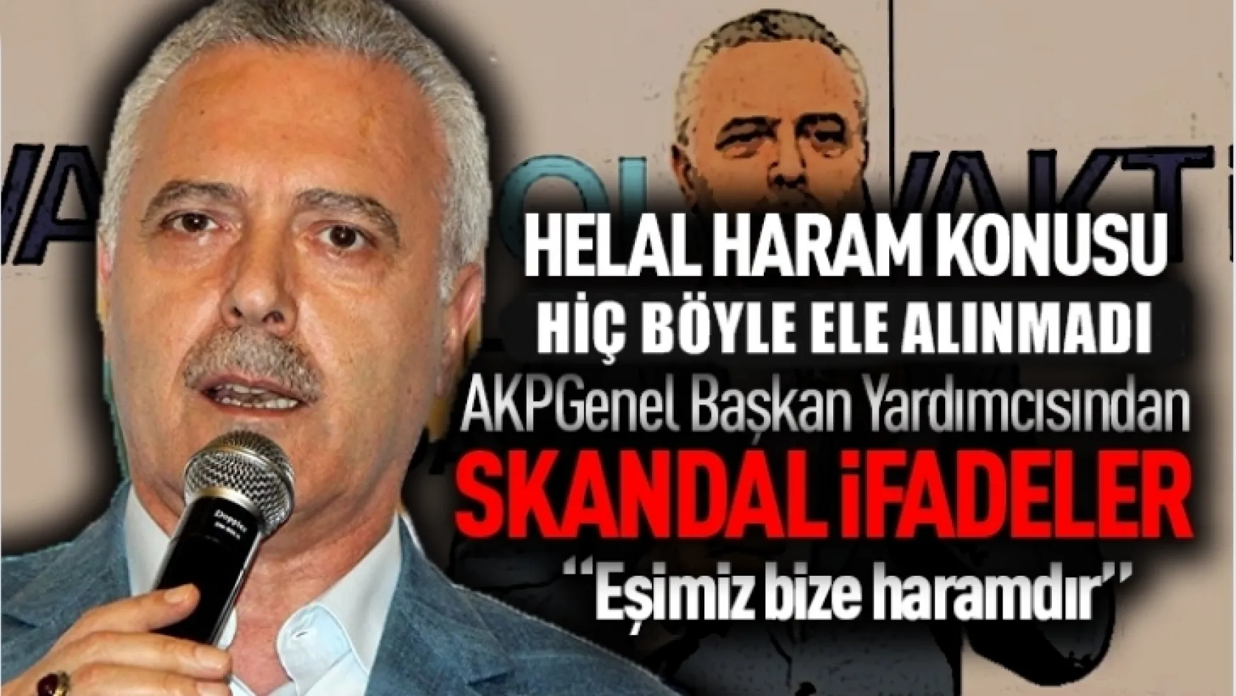 AK Partili Ataş, 'Erdoğan'ı başkan yapmadan eşimiz bize haramdır'