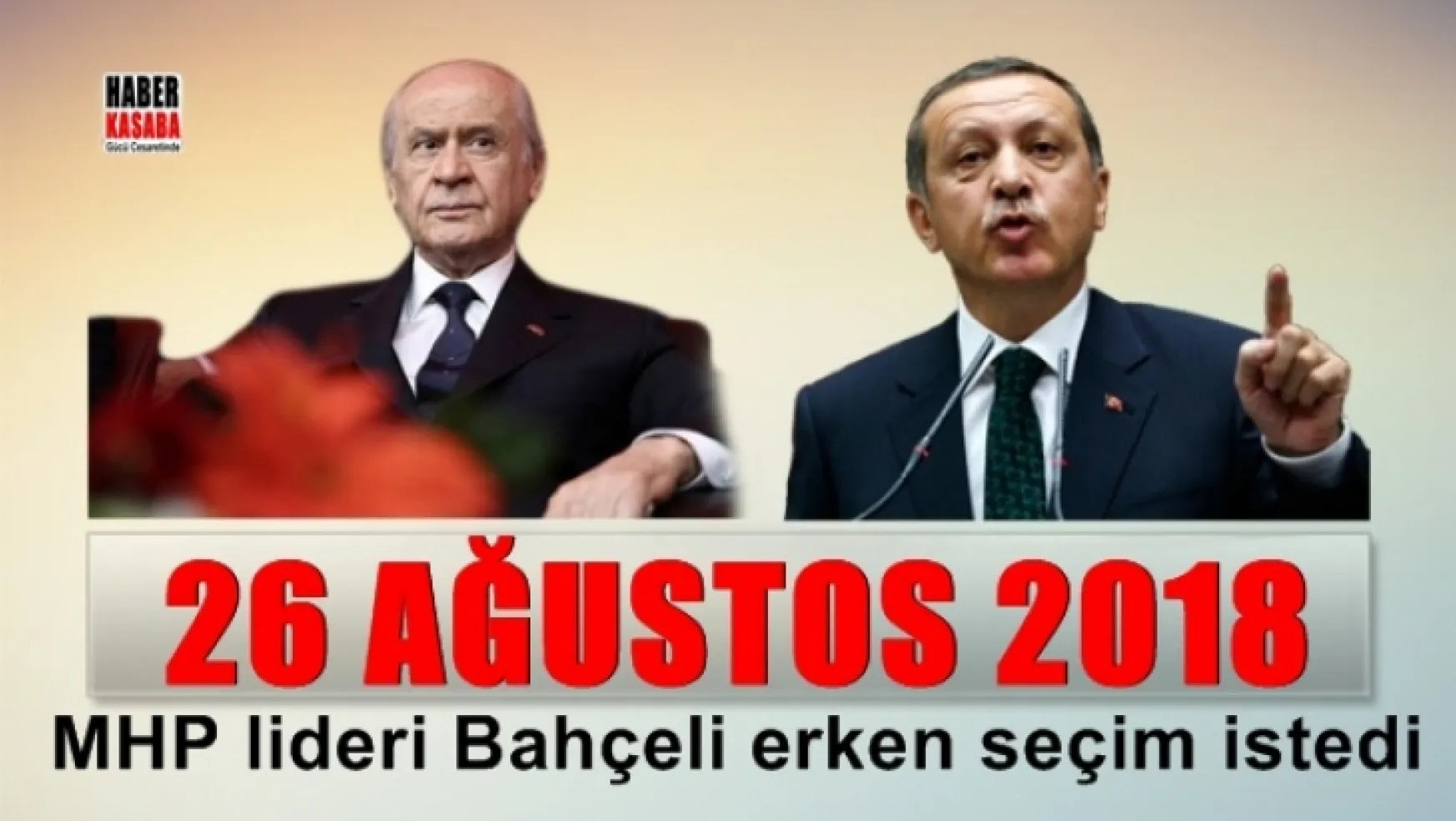 MHP Lideri Bahçeli erken seçim istedi