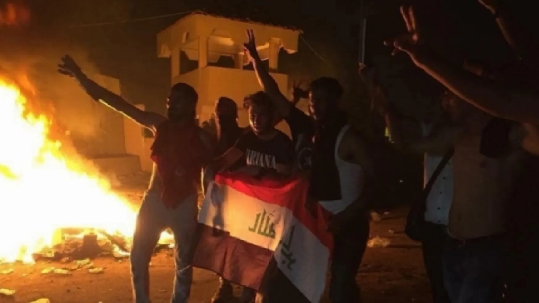 Irak'ta yapılan protestoda 6 ölü, 68 yaralı var