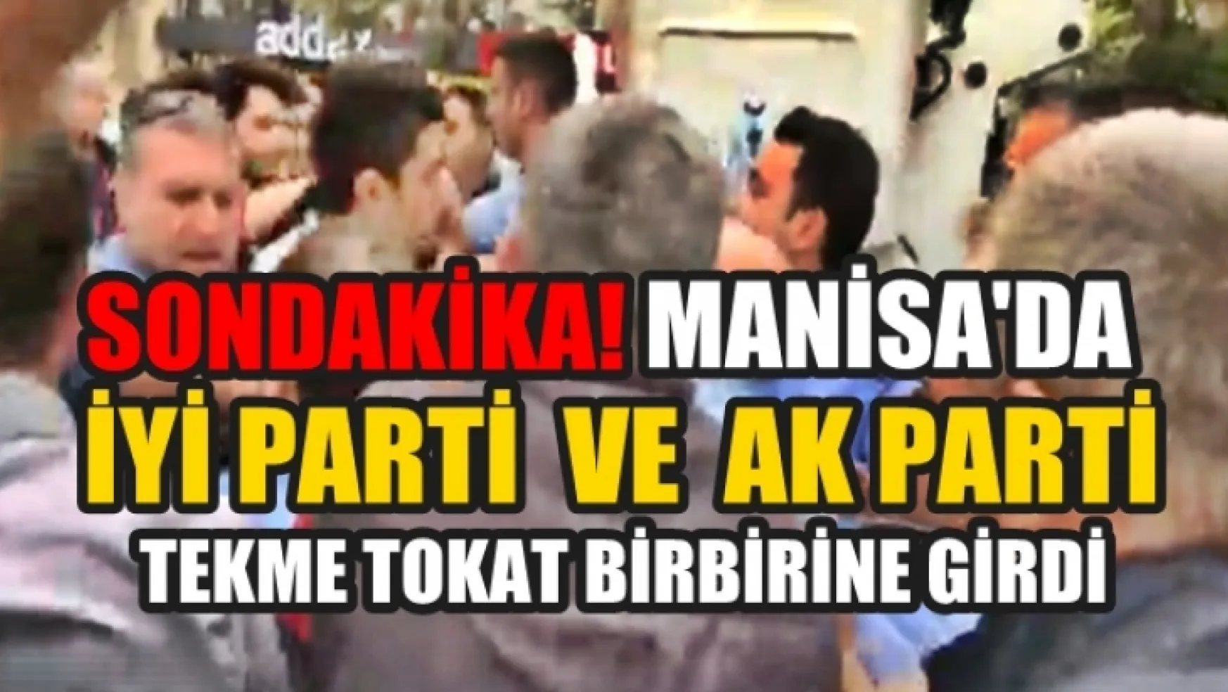 AK Partili Belediye Zabıtaları İle İYİ Partililer arasında tehlikeli gerginlik!...