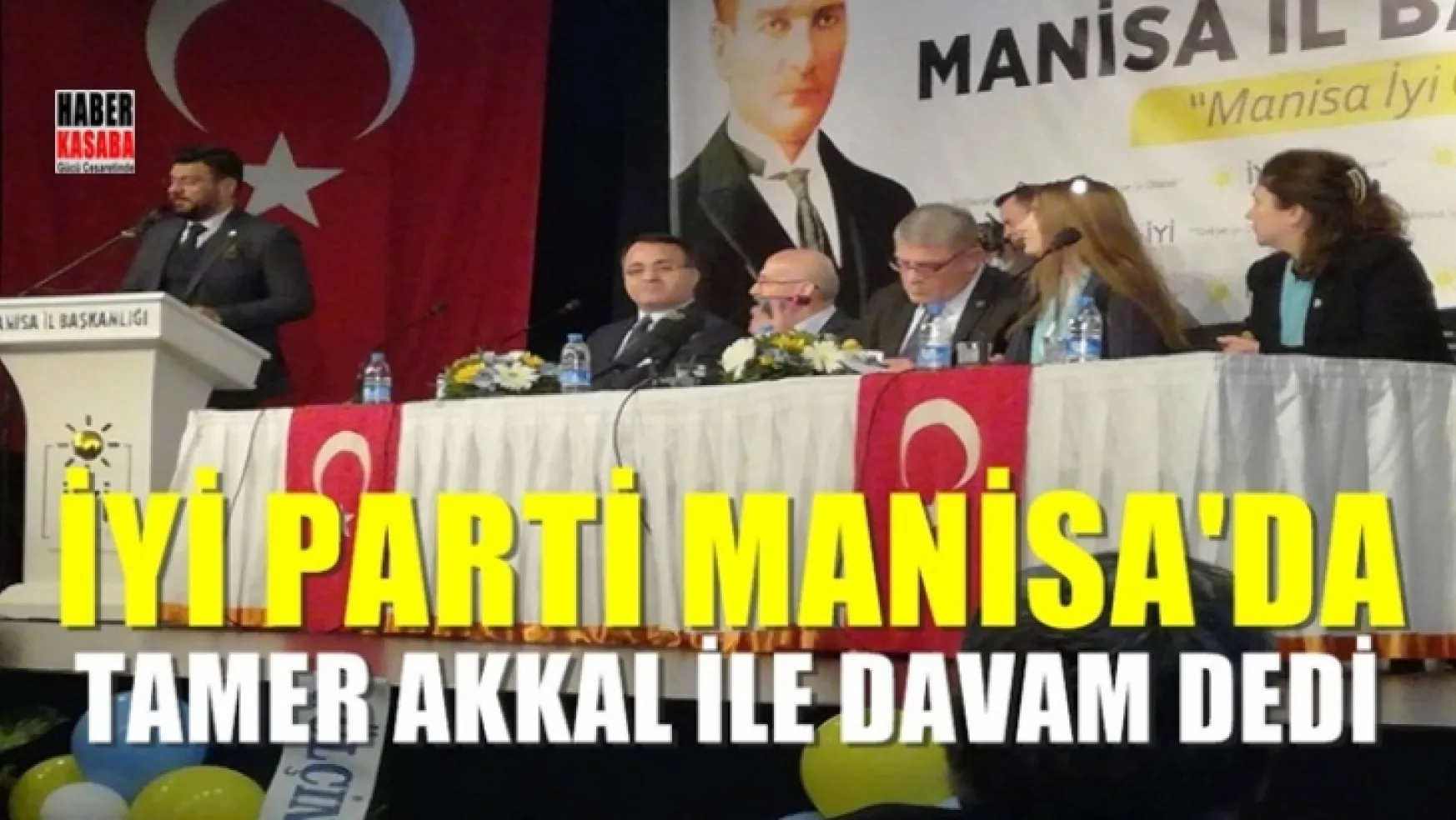Manisa'da Tamer Akkal yeniden başkanlık koltuğuna oturdu