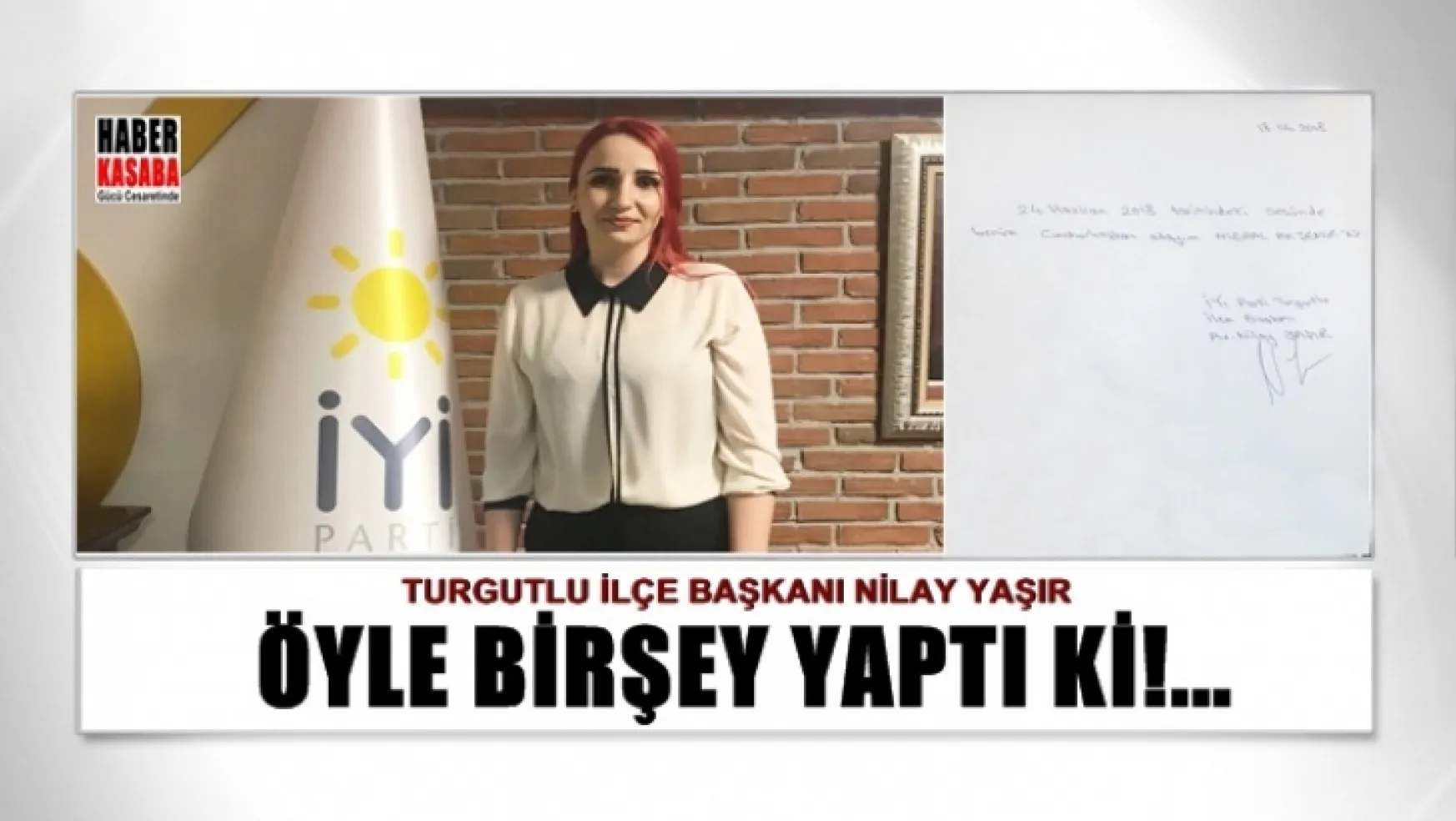Turgutlu'da Yaşır, Siyasetin Renkli Yüzü Olacak Gibi Görülüyor...