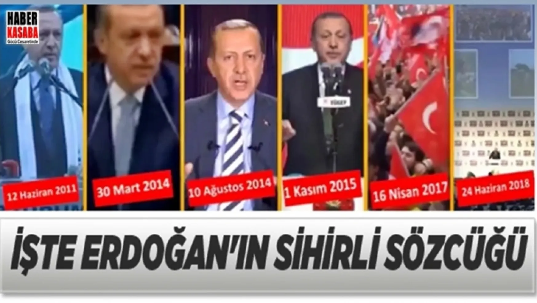 İşte Erdoğan'ın Klasikleşmiş sihirli sözcüğü (Vİdeo)