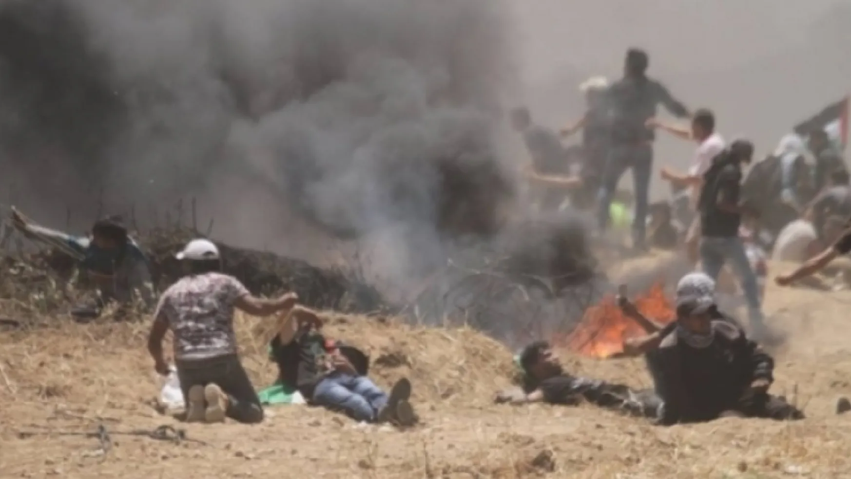 Gazze'de şehit sayısı 62'ye ulaştı