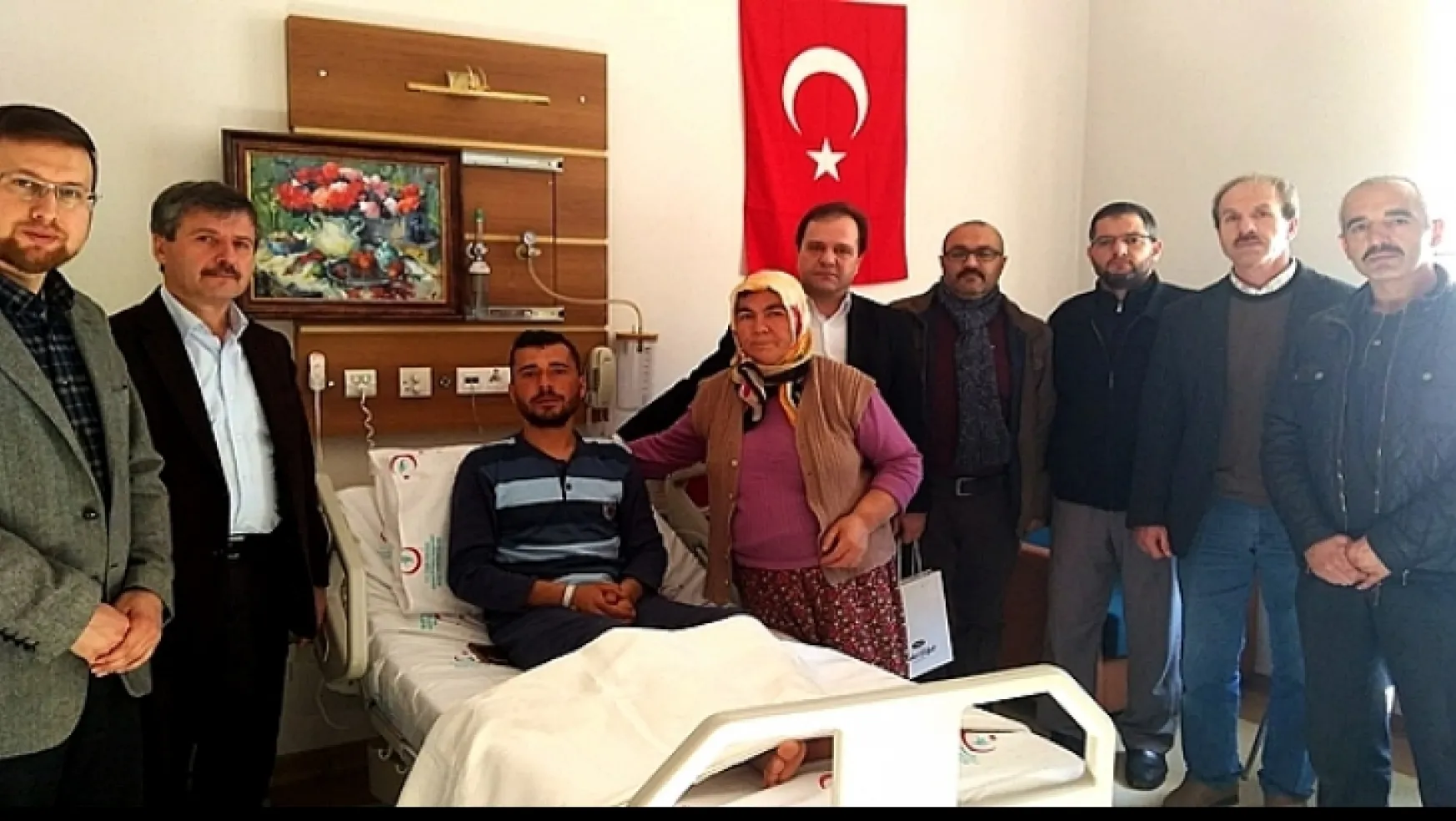 Turtimder-Turgutlu Din Görevlileri ve Din Gönüllüleri Derneği'nden Afrin Gazisine Ziyaret