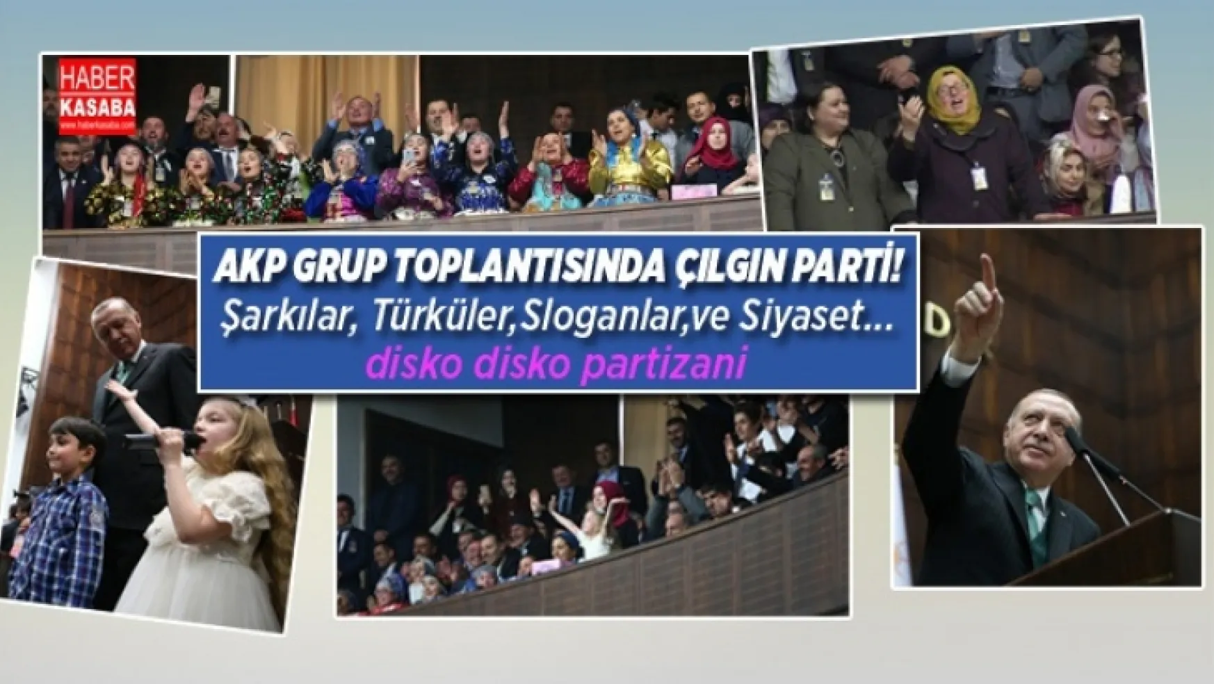 AK Parti'nin TBMM'deki Grup toplantısı çok renkli geçti