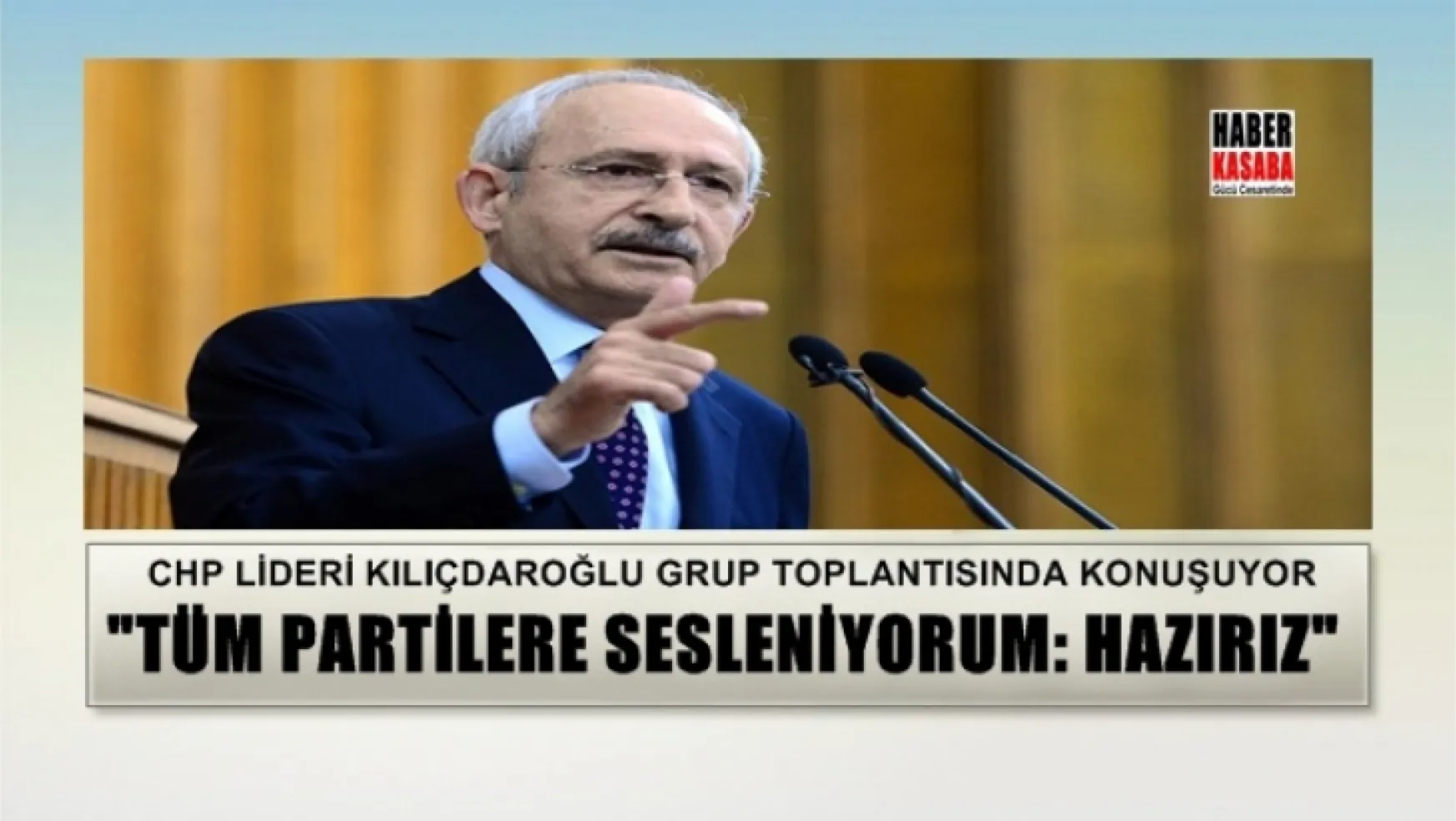 CHP lideri Kemal Kılıçdaroğlu konuşuyor
