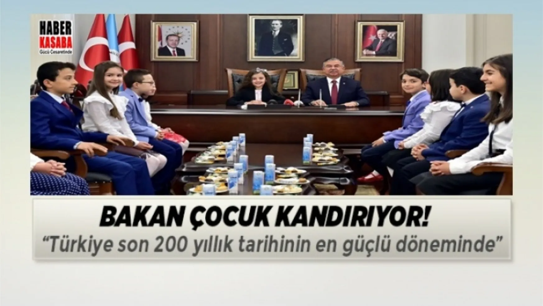 Bakan Yılmaz çocuk kandırıyor! 'Türkiye son 200 yıllık tarihinin en güçlü döneminde'