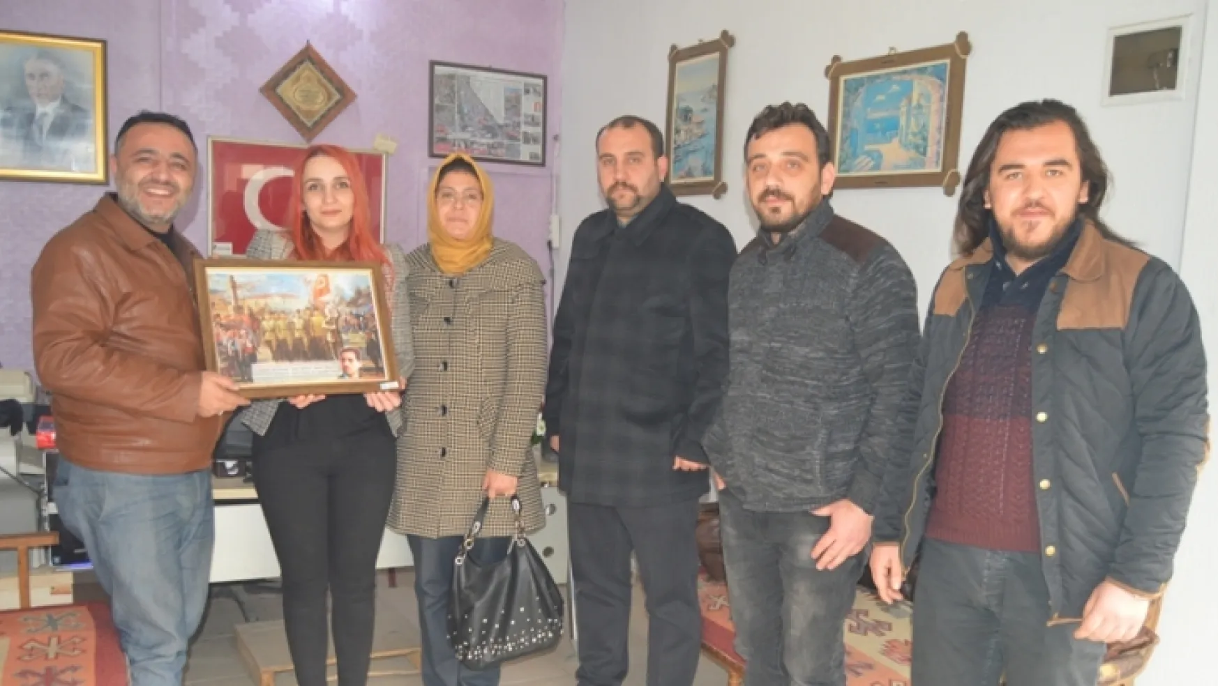 İYİ Parti'nden 10 Ocak Gazeteciler Gününde Gazetemize ziyaret