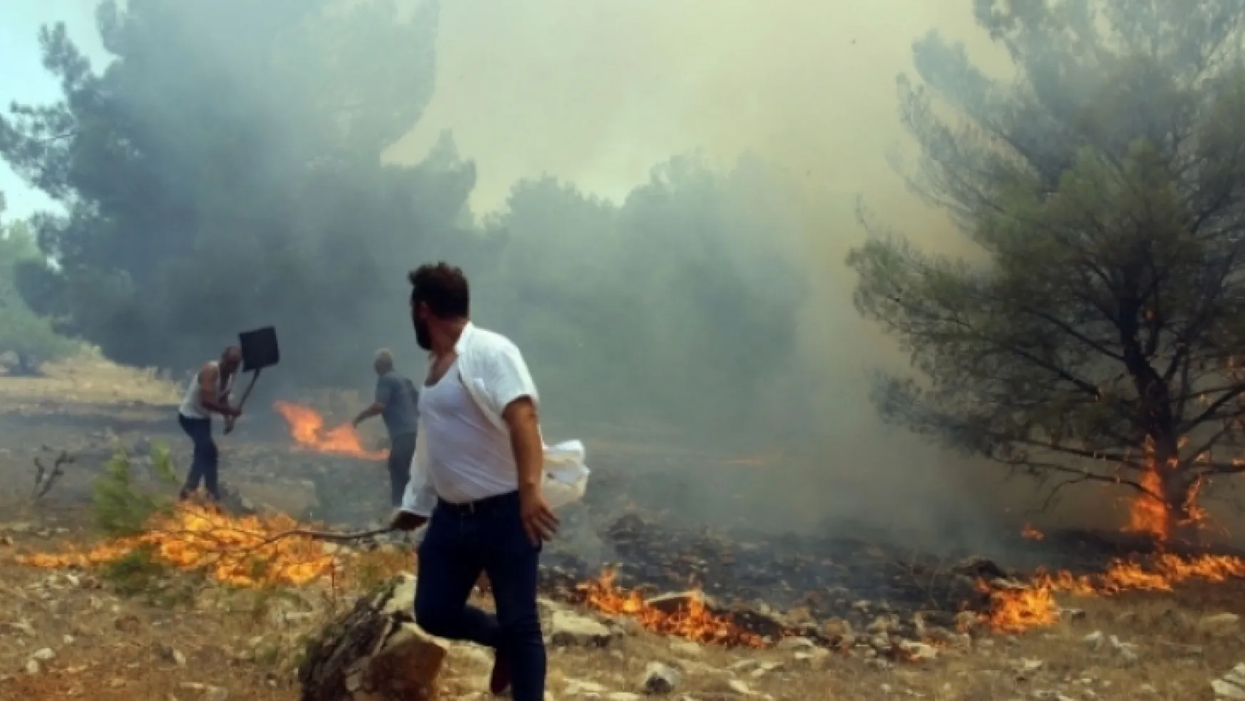 Göbeklitepe'deki Orman yangını devam ediyor