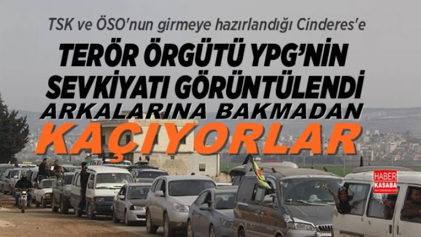 Terör örgütü YPG'nin Cinderes'e sevkiyatı