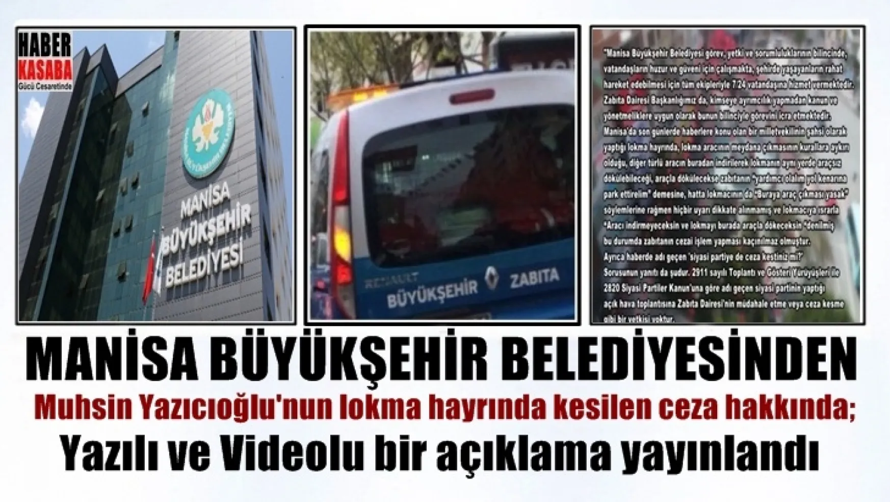 Yazıcıoğlu'nun lokma hayrına Ceza haberlerine açıklama!