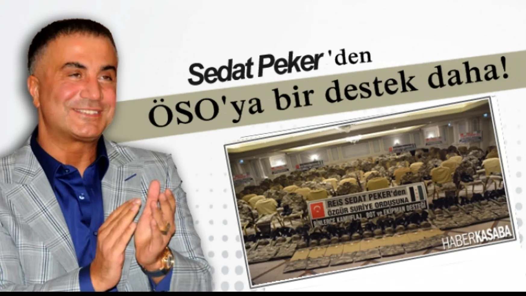 Sedat Peker'den ÖSO'ya yeni bir destek daha!