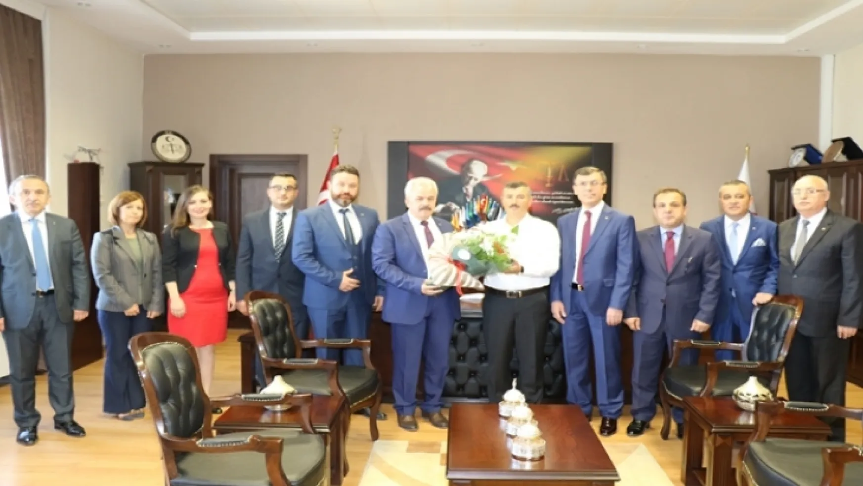 Manisa TSO'dan Cumhuriyet  Başsavcı Çiçekli'ye Ziyaret