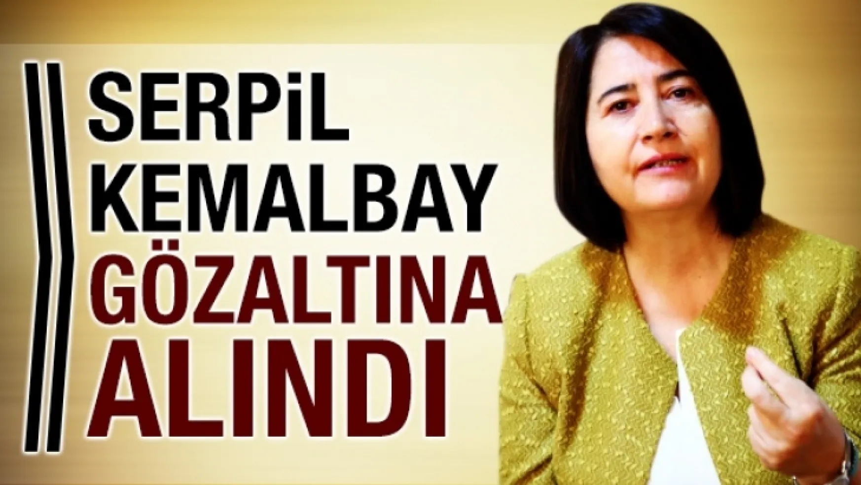 Son dakika HDP'li Serpil Kemalbay gözaltına alındı
