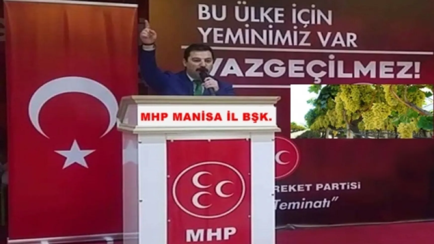MHP Manisa İl Başkanlığı'ndan üzüm fiyatları açıklaması