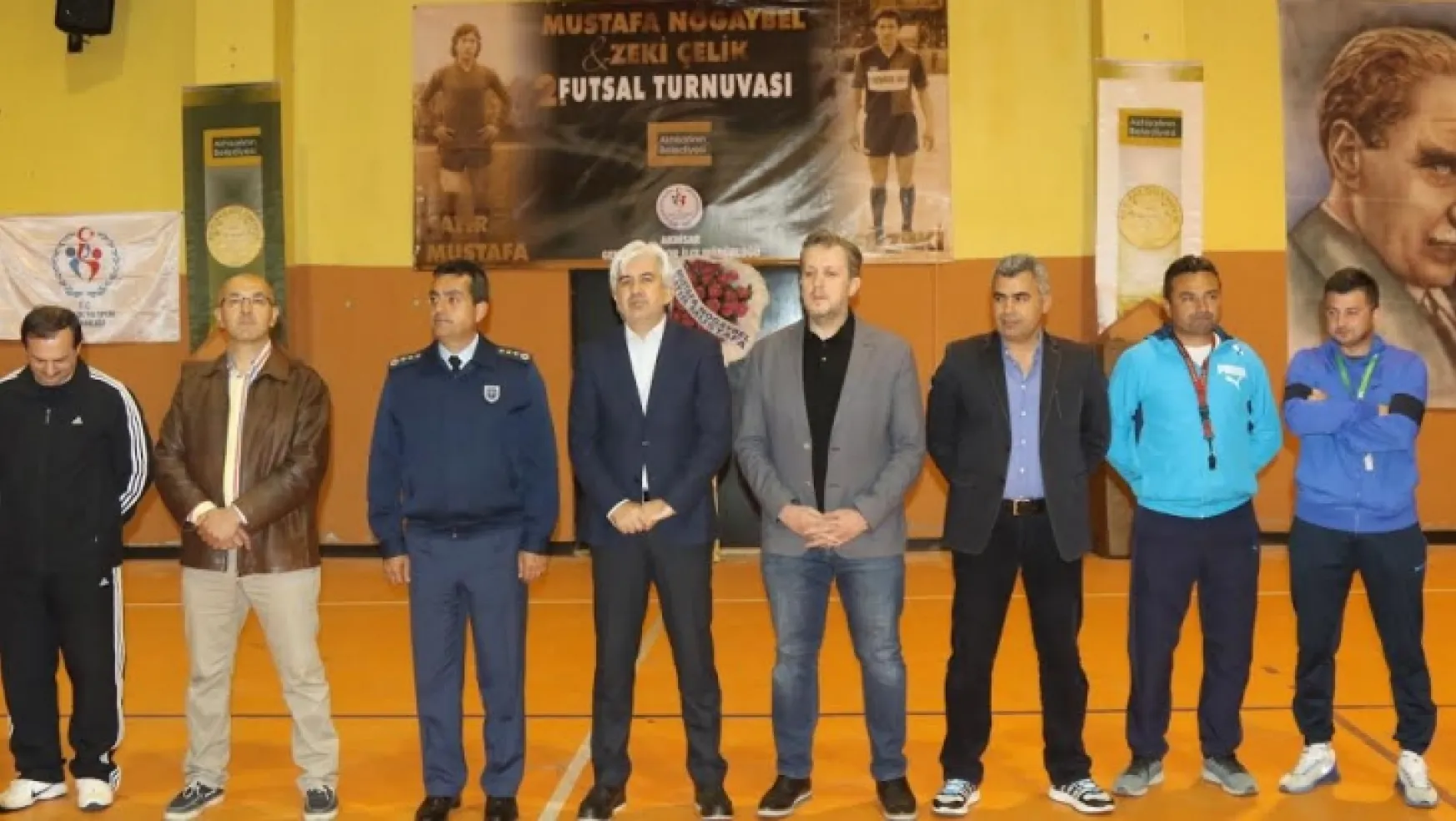 Satır Mustafa ve Taksi Zeki 2. Futsal Turnuvası açılış seremonisi yapıldı