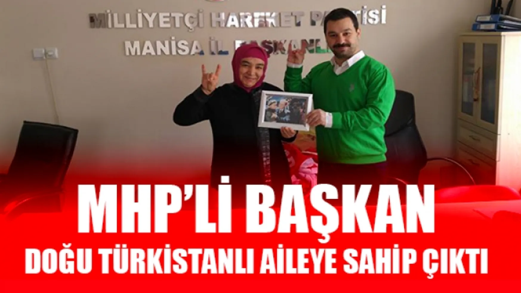 Başkan Öztürk Doğu Türkistanlı Aileye sahip çıktı