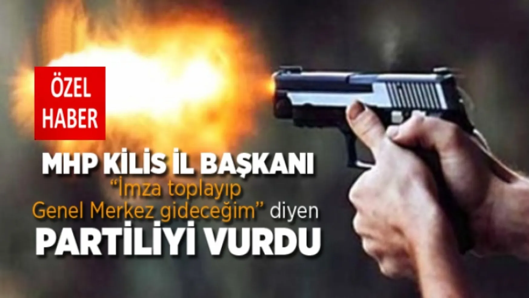 MHP İl Başkanı tartıştığı partiliyi silahla vurdu