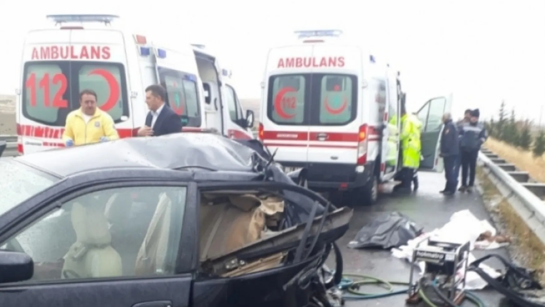 Ankara'da korkunç kaza: 3 ölü