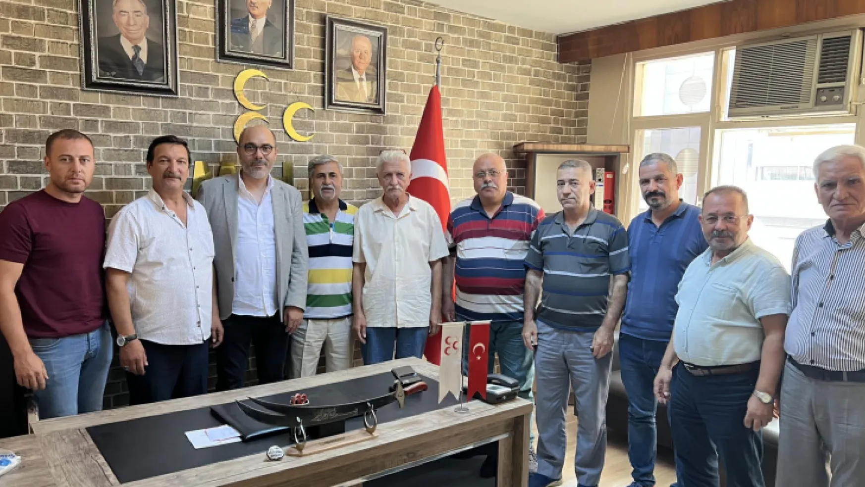MHP'ye Bülent Daşkan'dan Hayırlı Olsun Ziyareti