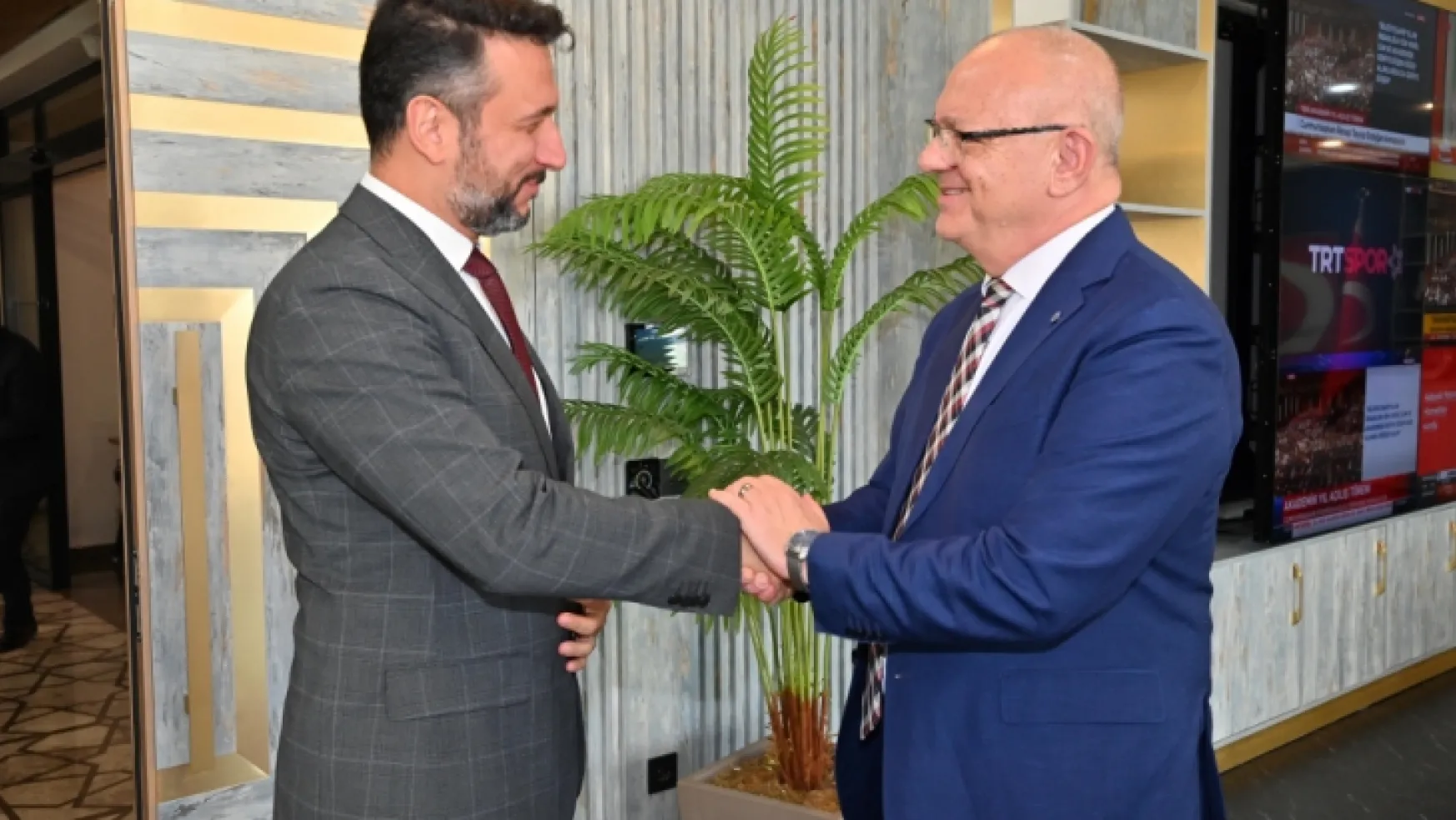 Milli Eğitim Müdürü Uğurelli'den Başkan Ergün'e Ziyaret