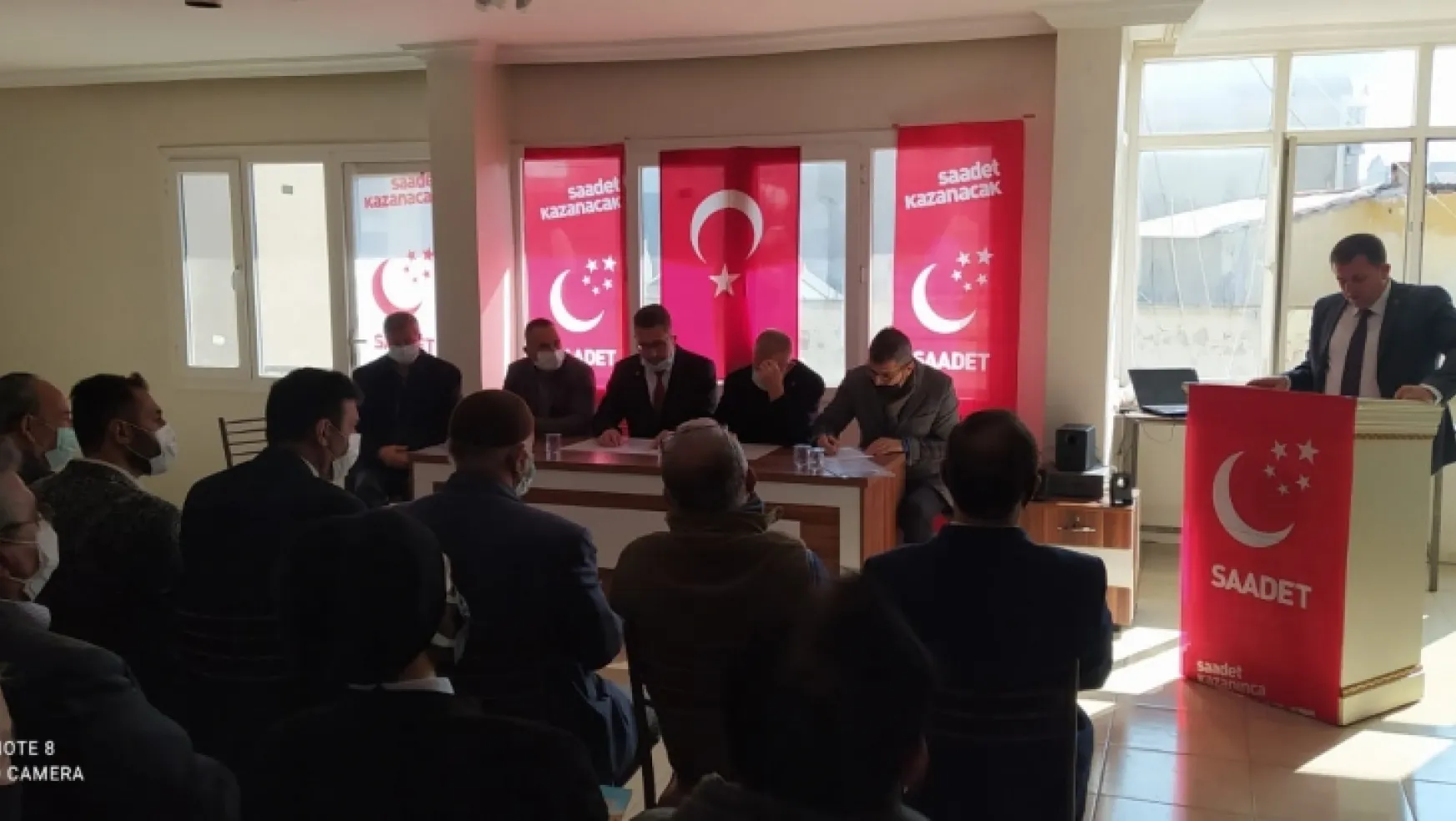 Saadet Partisi İlçe Başkanlığı'na Osman Özdemir Seçildi