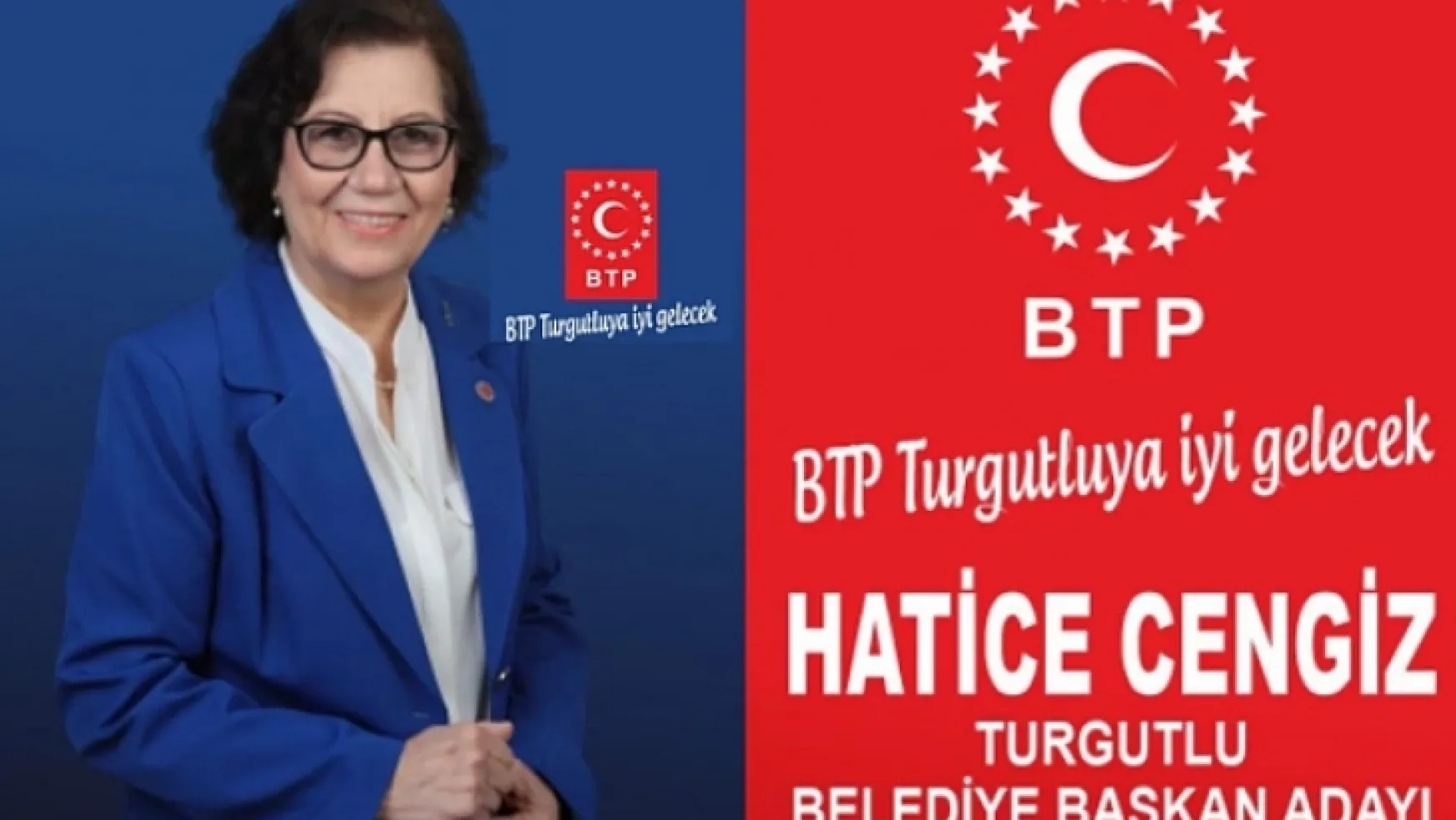 Turgutlu'da BTP 'de Bir İlk Kadın Belediye Başkan Adayı oldu
