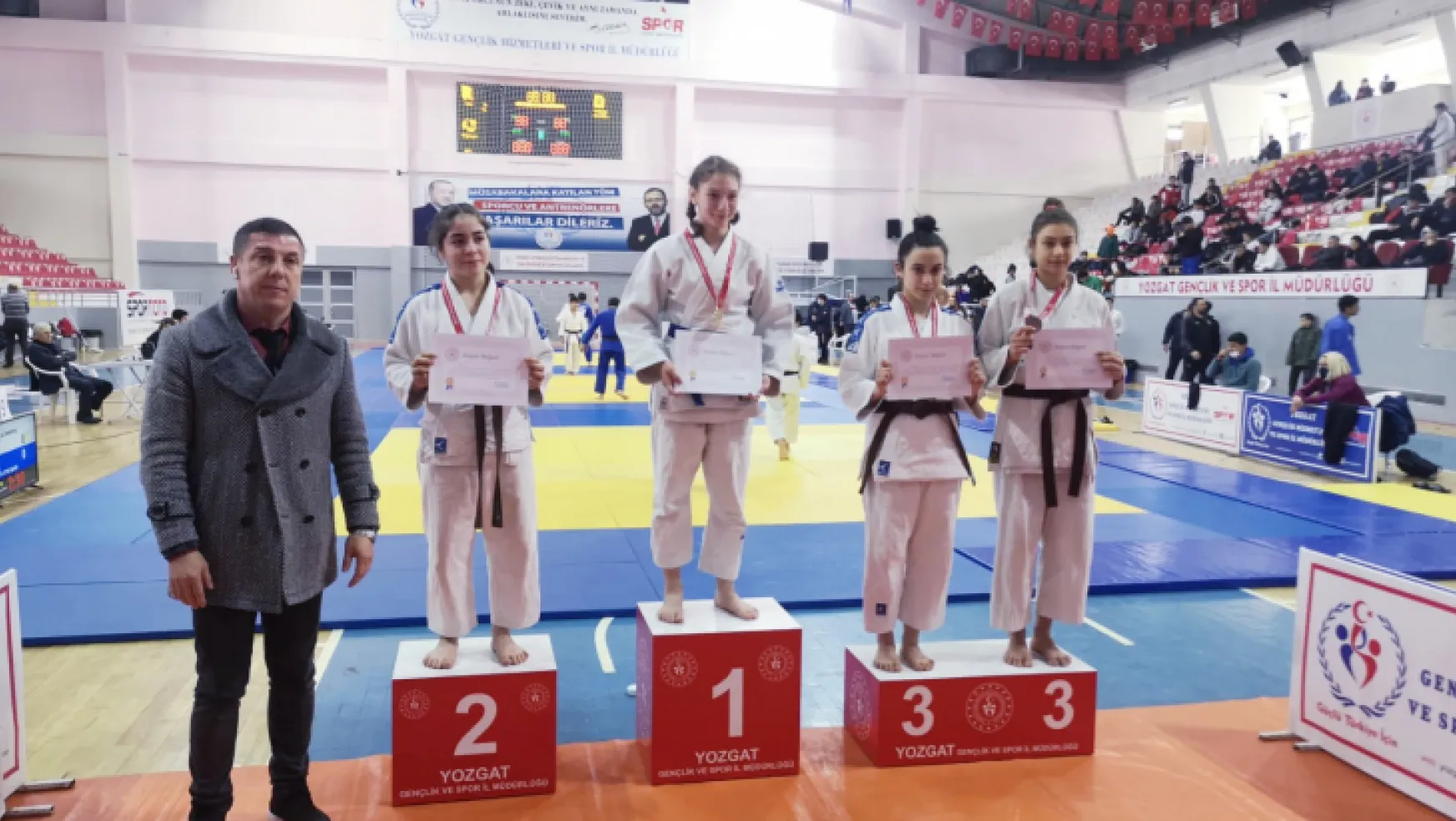 Yıldızlar Türkiye Judo Şampiyonası'nda üç madalya kazandı
