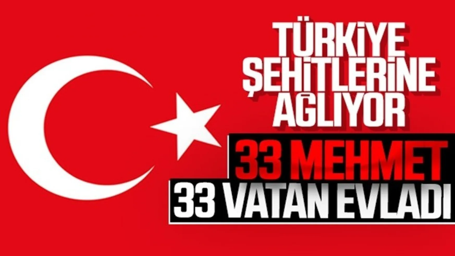 Yürekler yandı Türkiye şehitlerine ağlıyor