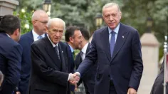 Erdoğan ve Bahçeli ile bir araya geldi