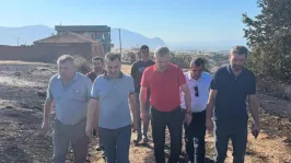 CHP Manisa Milletvekili Bekir Başevirgen Yangın Bölgesinde İncelemelerde Bulundu