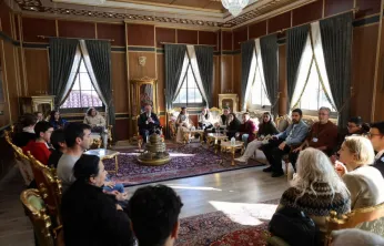 Başkan Balaban Yabancı Öğrencileri Konuk Etti