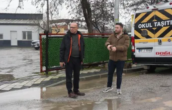 Başkan Çetin Akın'dan Yoğun Yağışın Etkilediği Noktalarda İnceleme