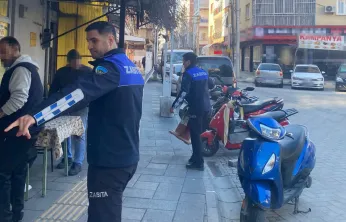 Turgutlu Zabıtası Kaldırım İşgallerine Karşı Denetimlerine Devam Ediyor