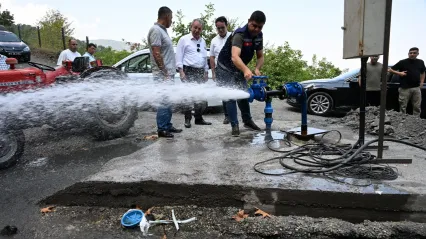 Bahçecik'te taşıma su çilesi bitti