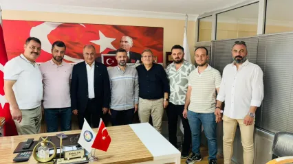 Berber, Kuaför ve Güzellik Salonları Odası Başkan Adayı Alaattin Oral'dan Fırıncılar Odası Başkanı Şahin Ek'e Ziyaret