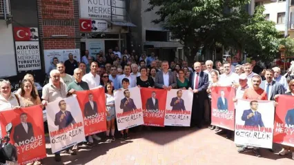 Turgutlu'da Bayramlaşmaya Ekrem İmamoğlu Damga Vurdu
