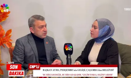 CHP Turgutlu İlçe Başkanı Hasan Ayma: 'Geçim Yoksa Seçim Var'
