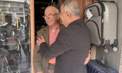 ESKKK Başkan Adayı Şahin Ek'ten Halil Harcanoğlu'na Ziyaret: 'Kooperatifçilik Bir Vefa İşidir'