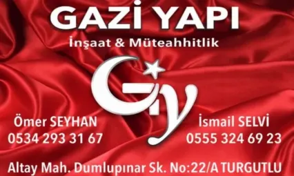 Gazi Yapı İnşaat Turgutlu'da ilklere imza atmaya devam ediyor