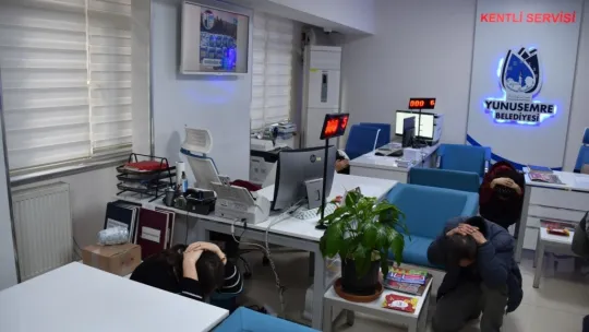 Yunusemrede Deprem Tatbikatı Gerçekleştirildi