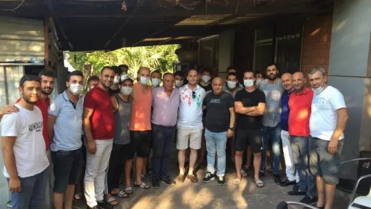 Turgutluspor yöneticileri ve taraftarı COVID-19 Tedbirlerine duyarsız kaldı